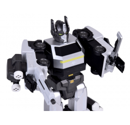 Transformuojamas robotas „MAGNET MECHA“ geltonas