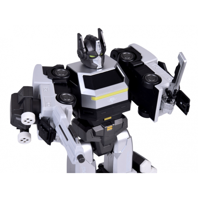 Transformuojamas robotas „MAGNET MECHA“ geltonas