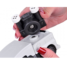 Transformuojamas robotas „MAGNET MECHA“ geltonas