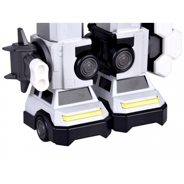 Transformuojamas robotas „MAGNET MECHA“ geltonas