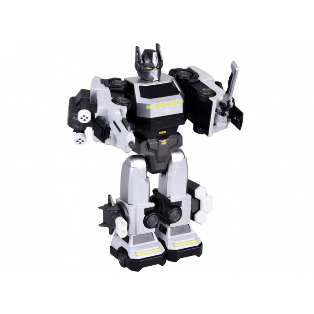 Transformuojamas robotas „MAGNET MECHA“ geltonas