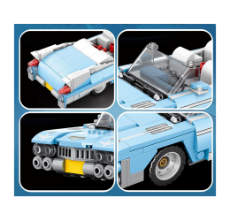 Konstruktorius - sportinis geltonas automobilis (319 det.)