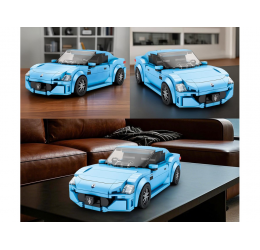 Konstruktorius - sportinis geltonas automobilis (319 det.)