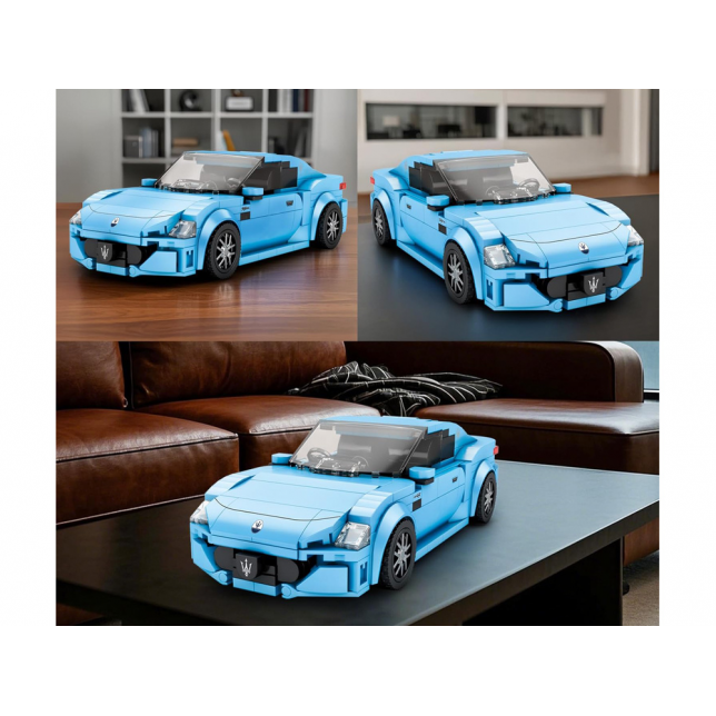 Konstruktorius - sportinis geltonas automobilis (319 det.)