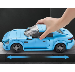 Konstruktorius - sportinis geltonas automobilis (319 det.)