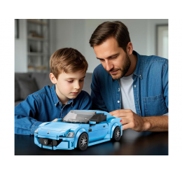 Konstruktorius - sportinis geltonas automobilis (319 det.)