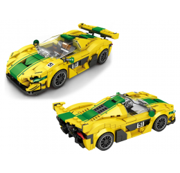 Konstruktorius - sportinis geltonas automobilis (319 det.)