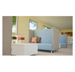 Betzold garsui nepralaidi sofa „SilentSeat“