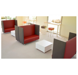 Betzold garsui nepralaidi sofa „SilentSeat“