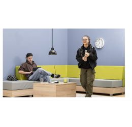 Betzold 2 dalių sofos rinkinys „Chillo“ ruda mediena