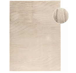 Kilimas ''Wave'' įvairių dydžių, ivory