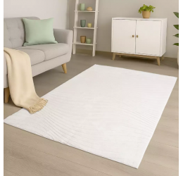 Kilimas ''Teppich Waves'' įvairių dydžių, ivory