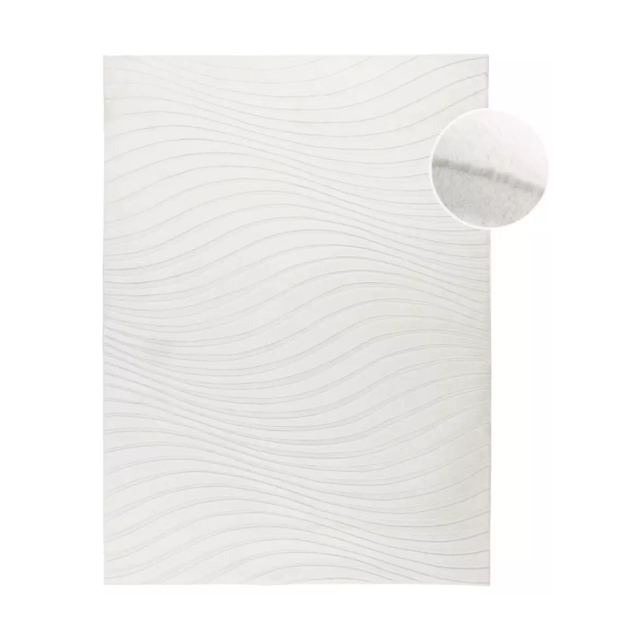 Kilimas ''Teppich Waves'' įvairių dydžių, ivory