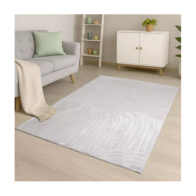 Kilimas ''Teppich Waves'' įvairių dydžių, ivory