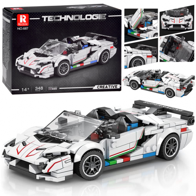 Konstruktorius „White Super Sports Car“ 348d.