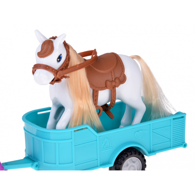 Lėlytės, arklio ir mašinėlės rinkinys ''Ankiki''