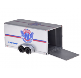 Licencijuoti metaliniai automobiliai 1:64 – Volkswagen Van “Samba” ir Volkswagen Beetle su priekaba