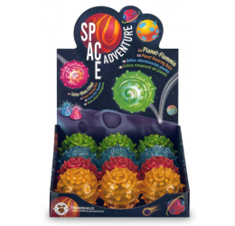 Space Adventure - šviečiantis atšokantis kamuoliukas 6.2cm.