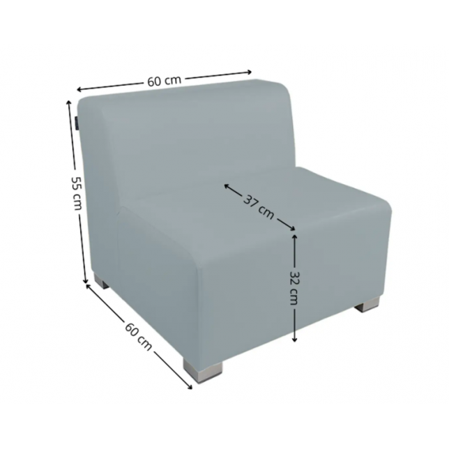 Vienvietė sofa FUN 42cm