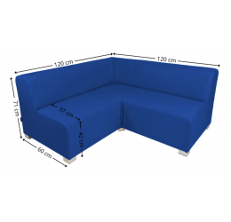 FUN kampinė sofa