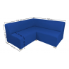 FUN kampinė sofa