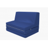 Sulankstoma minkšta sofa, eko odos
