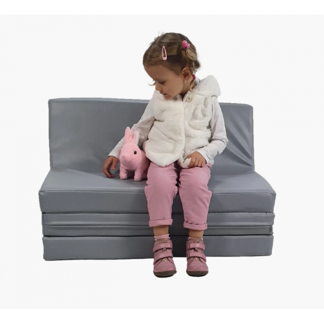 Sulankstoma minkšta sofa, eko odos