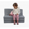 Sulankstoma minkšta sofa, eko odos