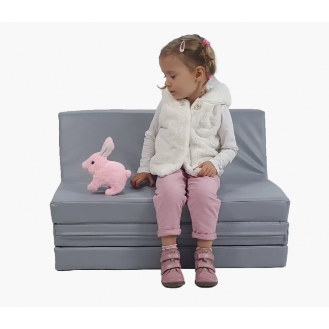 Sulankstoma minkšta sofa, eko odos