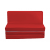 Sulankstoma minkšta sofa, eko odos
