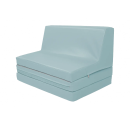 Sulankstoma minkšta sofa, eko odos
