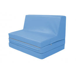 Sulankstoma minkšta sofa, eko odos