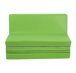 Sulankstoma minkšta sofa, eko odos