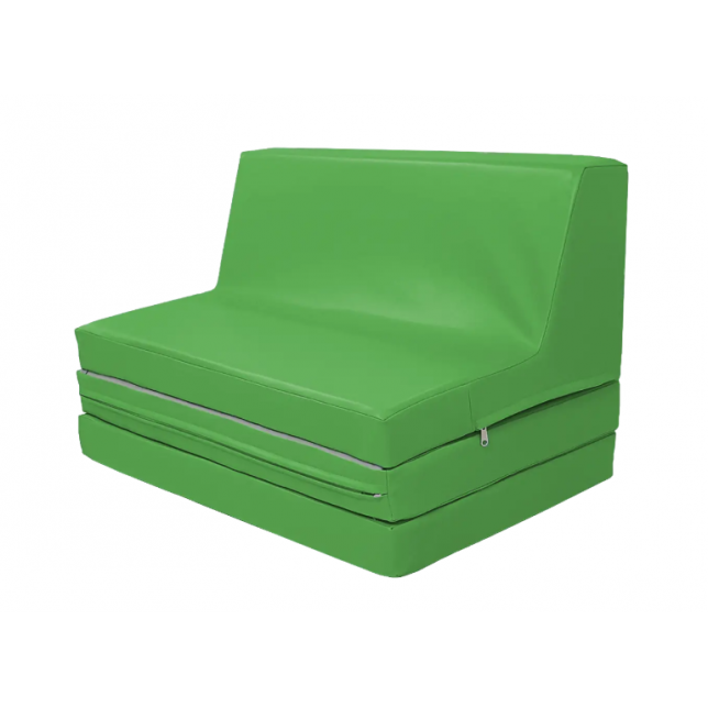 Sulankstoma minkšta sofa, eko odos