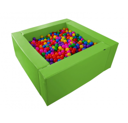 Kamuoliukų baseinas – 1,5 x 1,5 m, aukštis: 60 cm su kamuoliukais