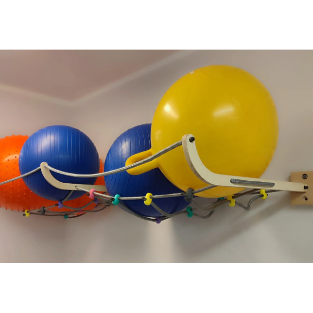 Kamuolių laikiklis 200 cm x 70 cm