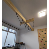 Medinė sija su skersiniu ir virvės stropu iki 6 m