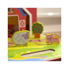 TOOKY TOY medinės fermos figūrėlės lagamine