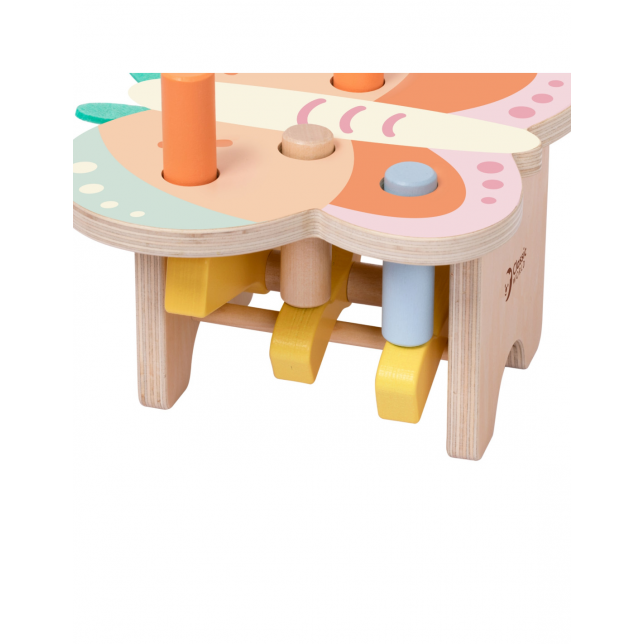 CLASSIC WORLD Montessori pastelinis drugelio plaktukas