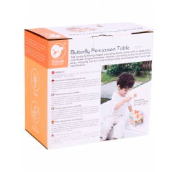 CLASSIC WORLD Montessori pastelinis drugelio plaktukas