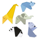 Origami kūrybinis rinkinys '' 3D Popieriniai Gyvūnai'' 4-7m.