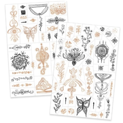 Tatuiruotės - Rytų raštai (50+ tatuiruočių)