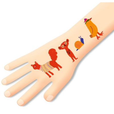 Tatuiruotės - Linksmi gyvūnai (50+ tatuiruočių)