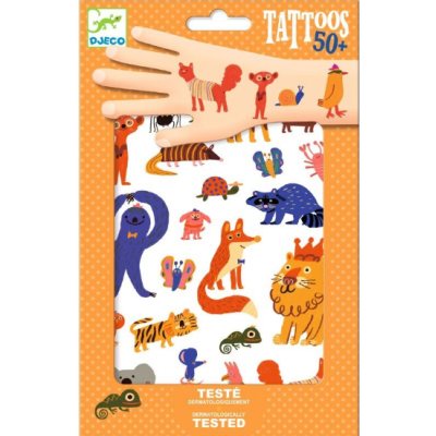 Tatuiruotės - Linksmi gyvūnai (50+ tatuiruočių)