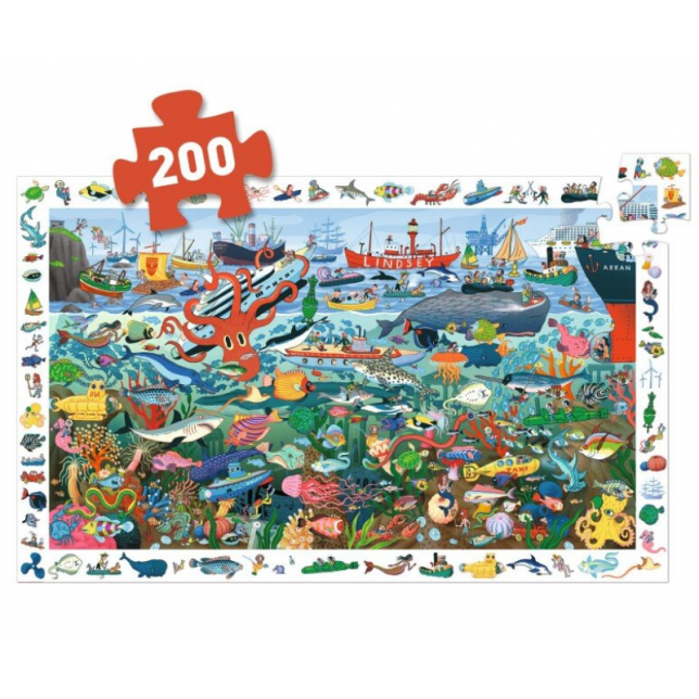 Dėlionė - Jūros paslaptys (200 detalių)