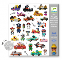 160 lipdukų – „Crazy Motors“ pasaulis