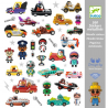 160 lipdukų – „Crazy Motors“ pasaulis