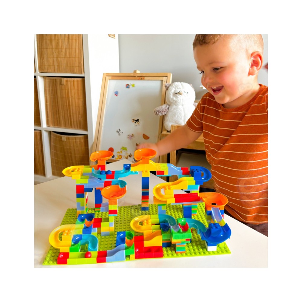 WOOPIE „Ball Track“–rutuliuku trasos ir čiuožyklos rinkinys, 340 vnt.