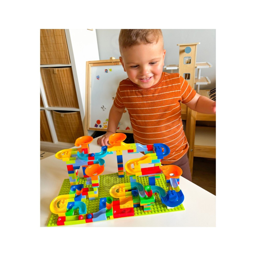 WOOPIE „Ball Track“–rutuliuku trasos ir čiuožyklos rinkinys, 340 vnt.
