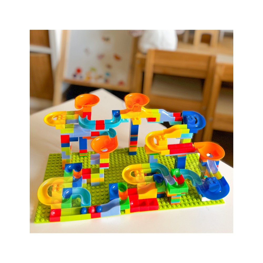 WOOPIE „Ball Track“–rutuliuku trasos ir čiuožyklos rinkinys, 340 vnt.